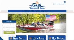 Desktop Screenshot of flashmarina.com
